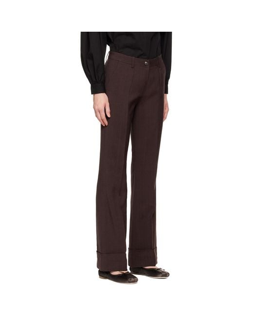 Co. Black Cuffed Trousers