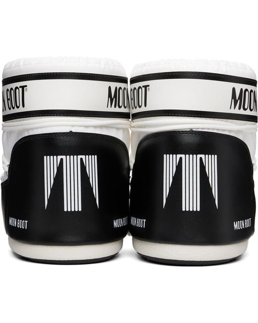 Moon Boot White Icon Low Nylon Boots