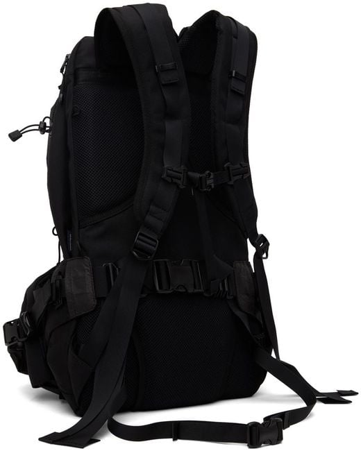 Meanswhile Black Ultraweave Outside Backpackbelt Bag Set for men