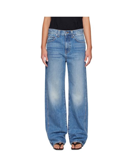Khaite Blue Bonnie Jeans