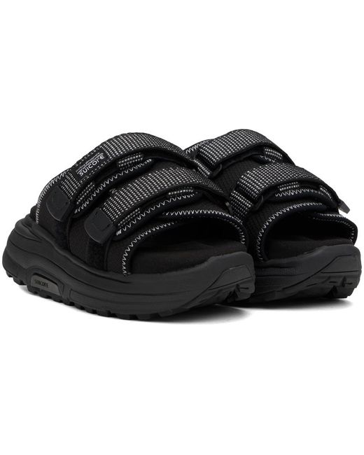 Sandales moto-run2 noires Suicoke pour homme en coloris Black