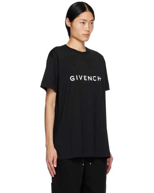 T-shirt archetype noir Givenchy pour homme en coloris Black