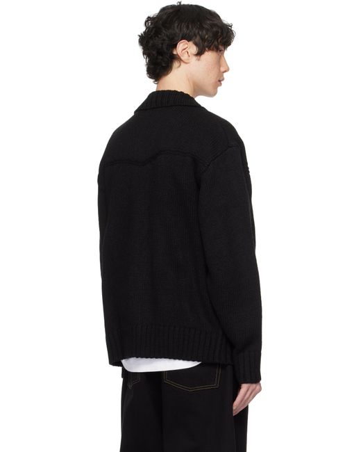 Carhartt Black Santa Fe Cardigan for men