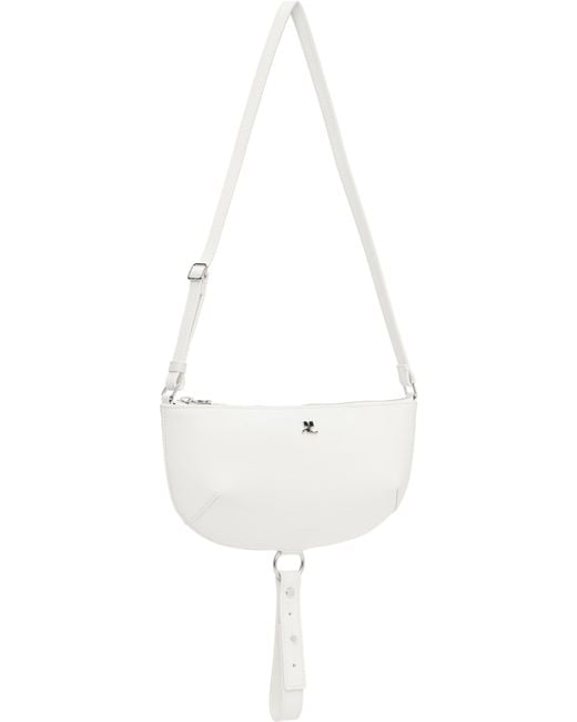 Courreges White Holy Eclipse Leather Bag