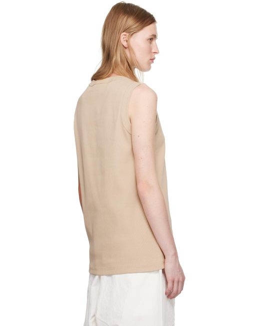 Sofie D'Hoore Natural Ribbed Tank Top