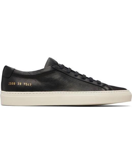 Common Projects Black Achilles Fw25 Sneakers for men