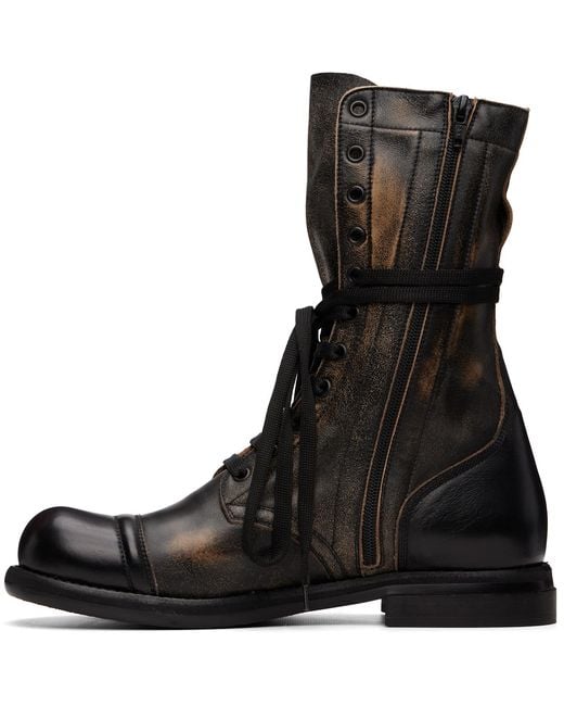 Vivienne Westwood Black Parachute Boots for men