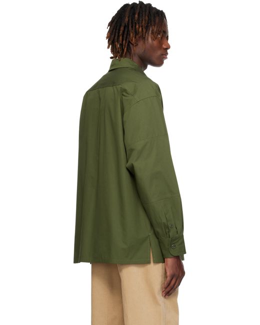 メンズ KENZO グリーン Paris 'Boke Flower 2.0' オーバーサイズ シャツ Green