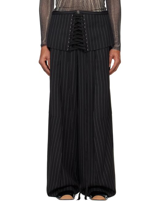 Jean Paul Gaultier Black 'The Corset Suit' Trousers for men