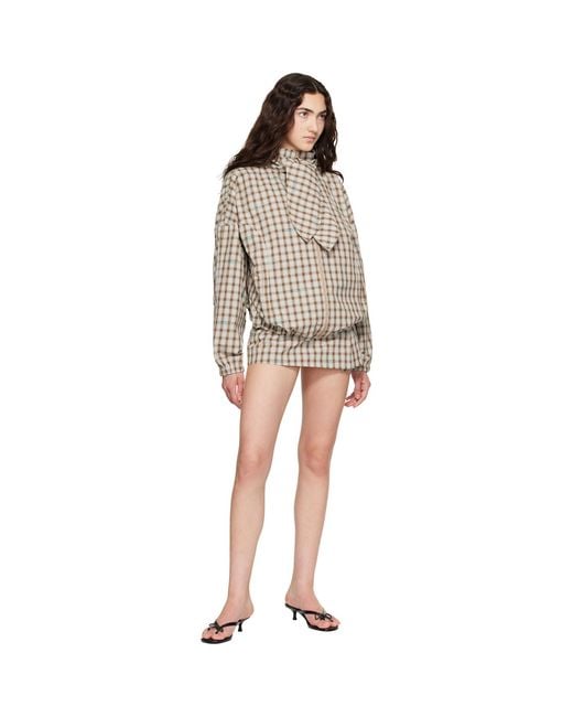 Sandy Liang Brown Eddy Jacket