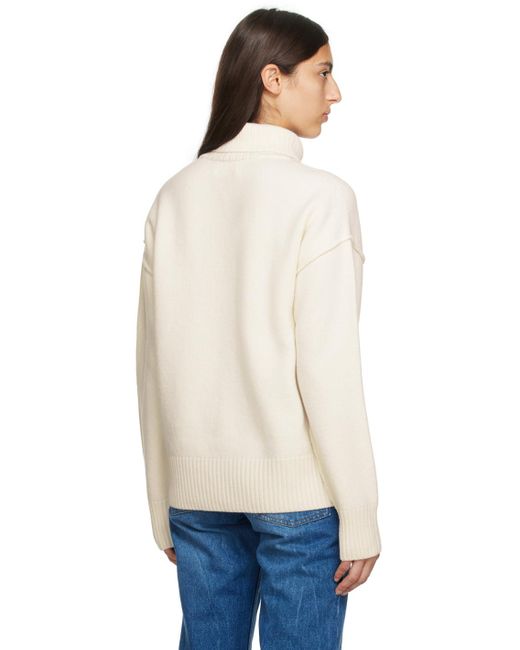 AMI フェルテッドウールセーター White