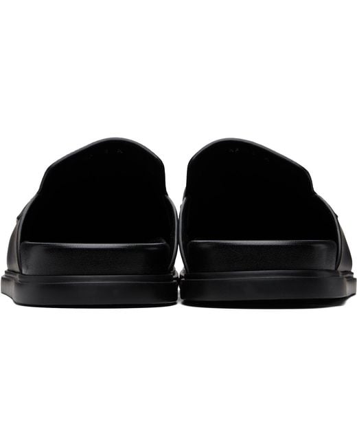 Ferragamo Black Santiago Loafers for men