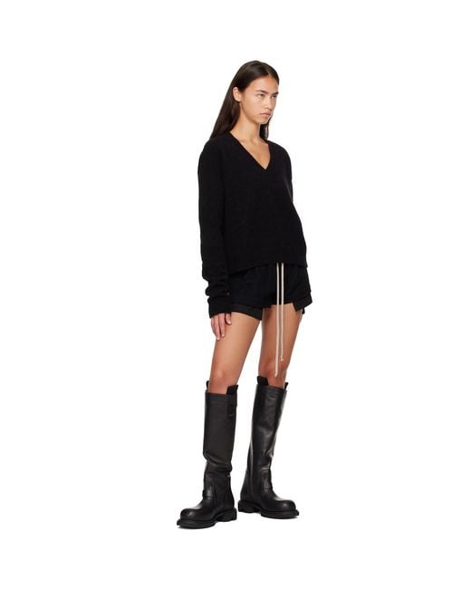 Rick Owens Black Tower Fog Boxer Shorts