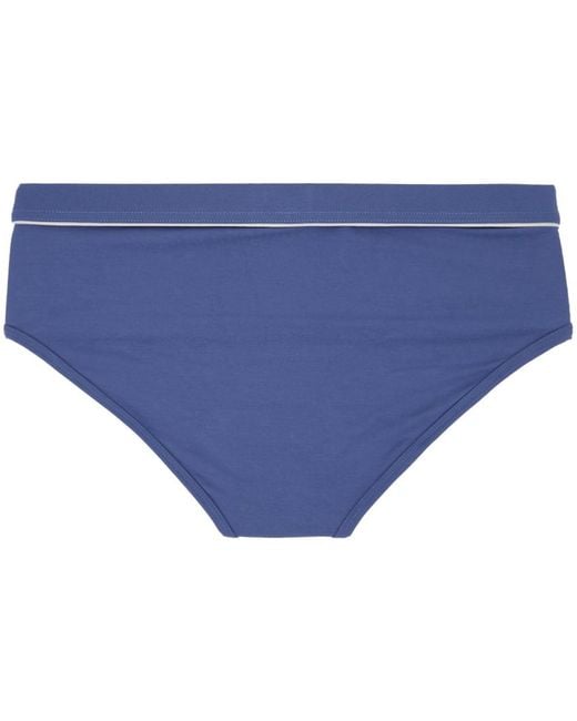 Zegna Blue Piping Briefs for men