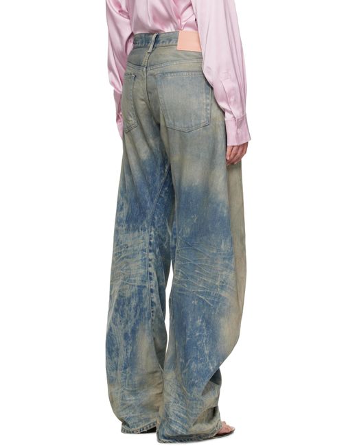 Acne ブルー 2006F ルーズフィット ジーンズ Blue