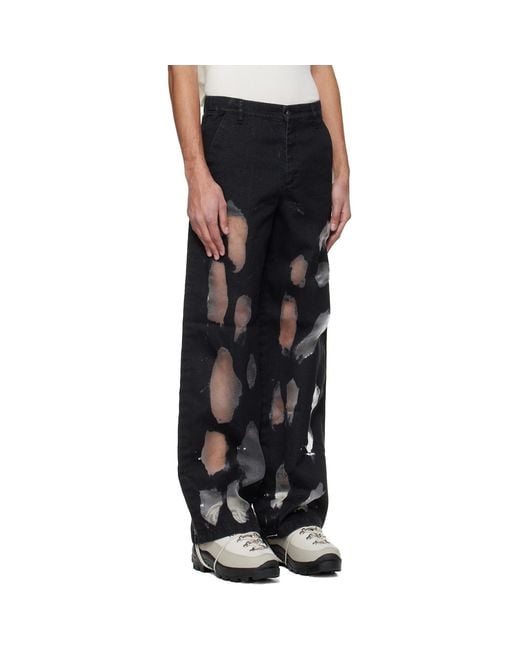HELIOT EMIL Black Gallop Jeans for men