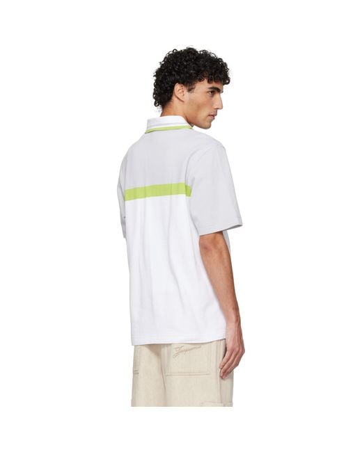 Casablanca Multicolor Short Sleeve Polo for men