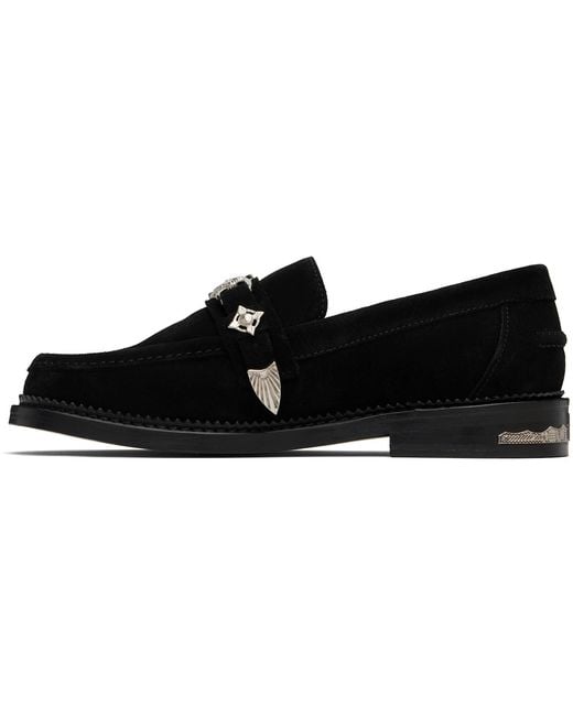 Toga Virilis Black Ssense Exclusive Loafers for men