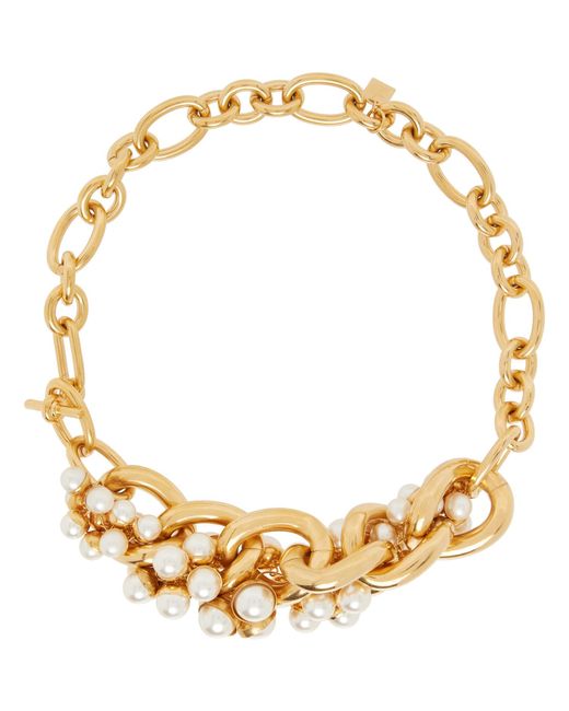 Collier Sync Balmain en coloris Metallic