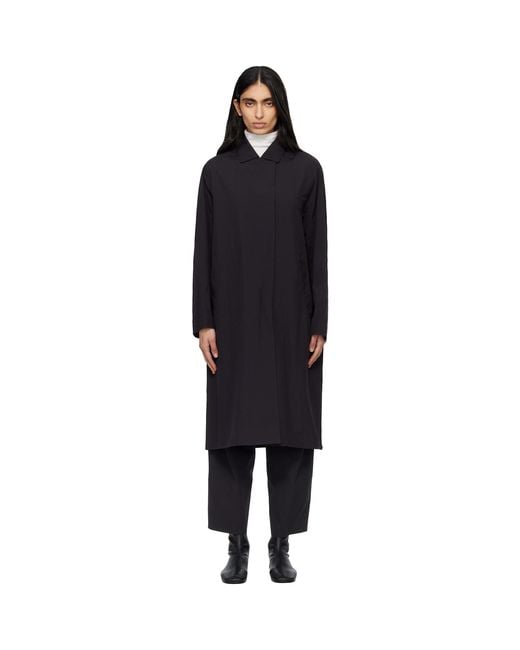 Veilance Black Nitra Sl Trench Coat