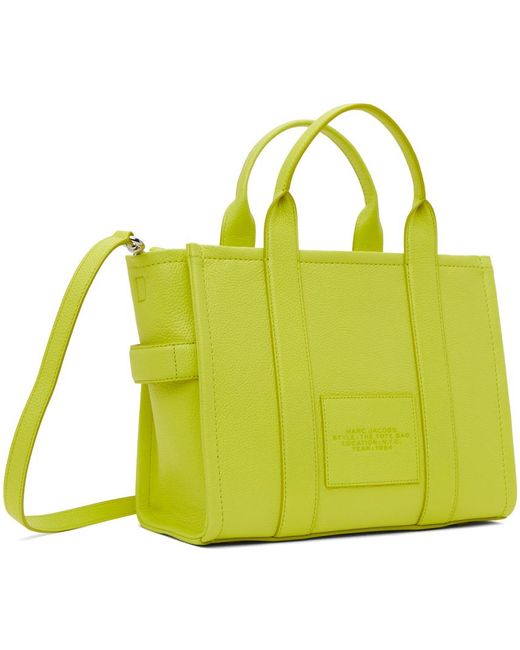 Marc Jacobs Yellow 'the Leather Medium' Tote