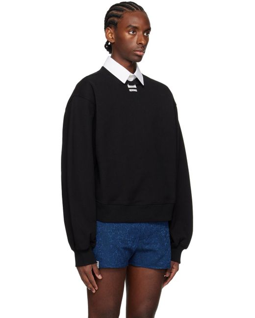Adererror Black Crewneck Sweatshirt for men