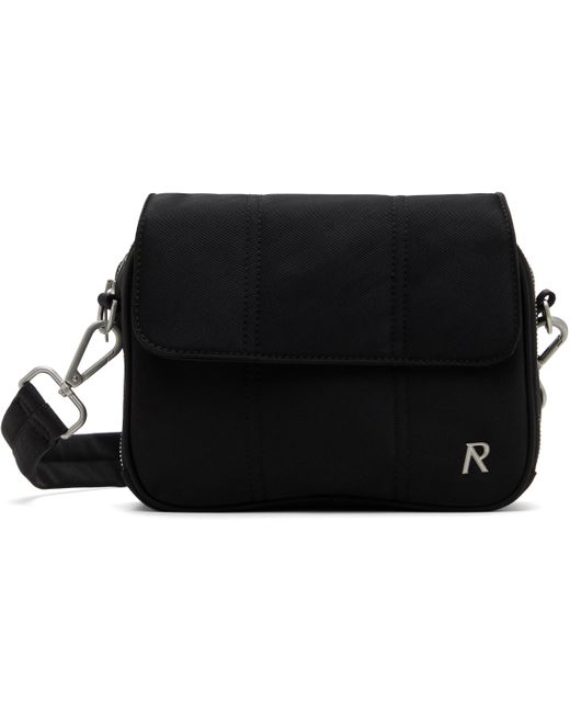 Represent Black Quilted Crossbody Bag for men