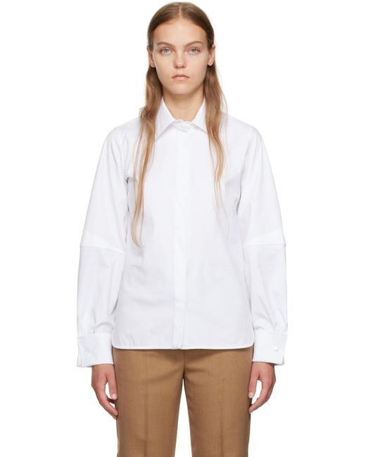 Max Mara White Button Shirt