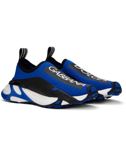 Dolce & Gabbana Blue Fast Mesh Sneakers for men