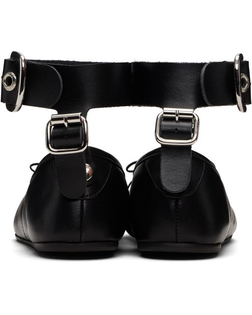 Vivienne Westwood Black Bardot Ballerina Flats