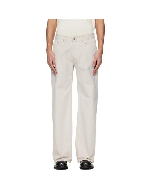 Hope White Off- Shake Jeans for men