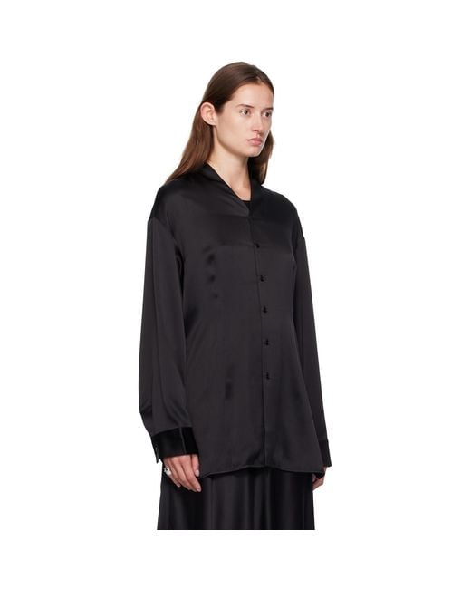 Lisa Yang Black Button-Up Shirt
