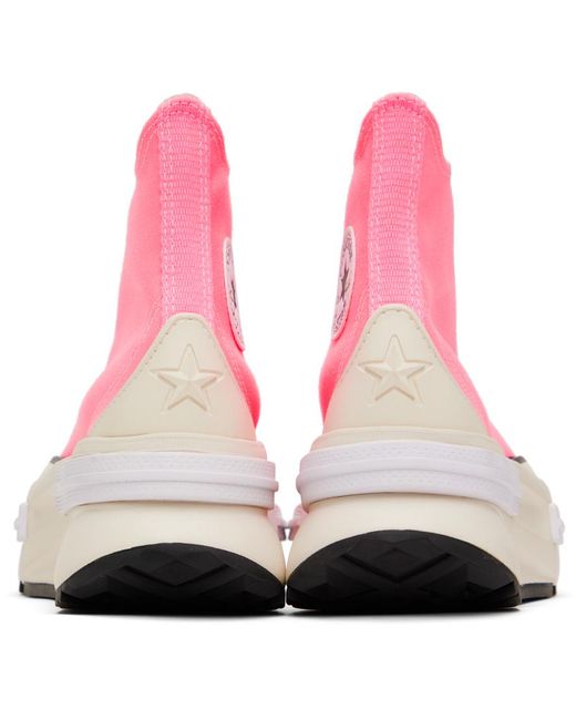 Converse Pink Run Star Legacy Cx High Top Platform Sneaker