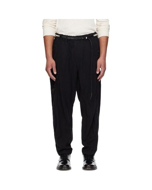 Undercover Black Uc1F4511-4 Trousers for men