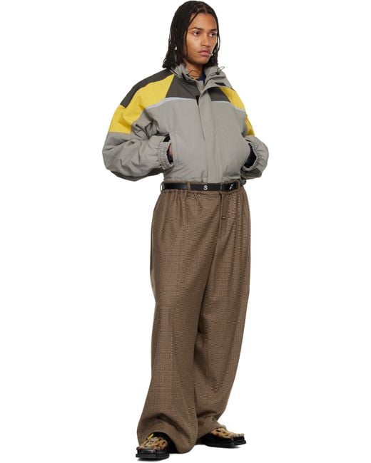 Martine Rose Multicolor Shrunken Sports Jacket for men