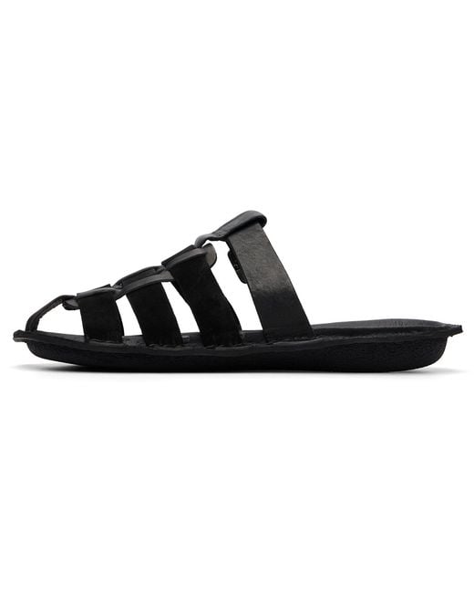 Comme des Garçons Black Vibae Edition Steer Smooth & Suede Sandals for men