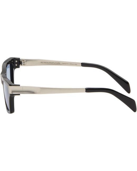 Retrosuperfuture Black Raio Sunglasses for men