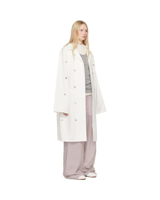 Sofie D'Hoore Natural Off- Chesterfield Coat