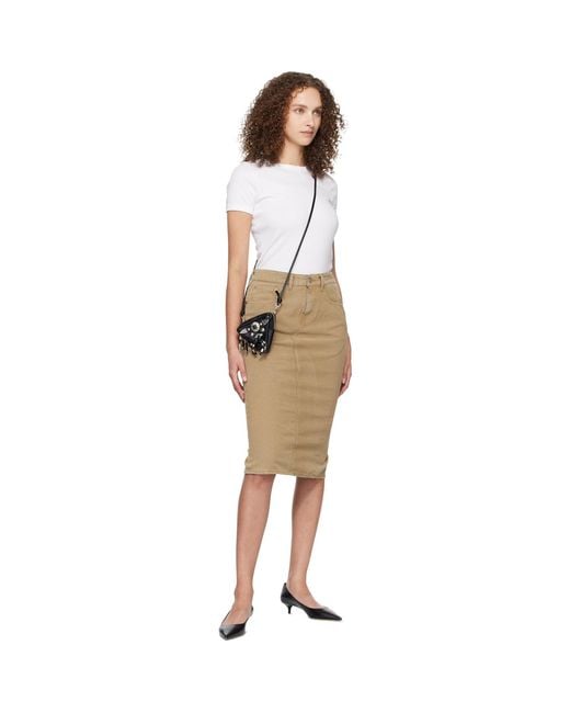 Toga Black Triangle Shoulder Bag