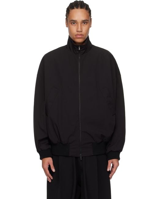 メンズ Fear Of God ブラック ナイロン トラックジャケット Black