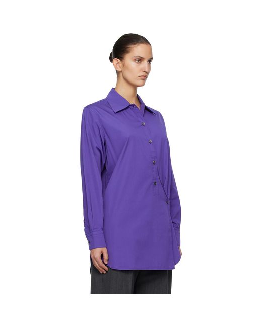 Our Legacy Purple Wave Shirt