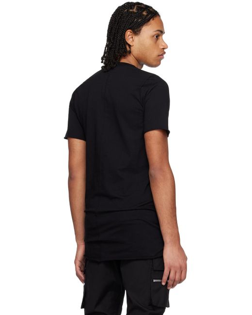 Rick Owens Black Basic T-shirt for men