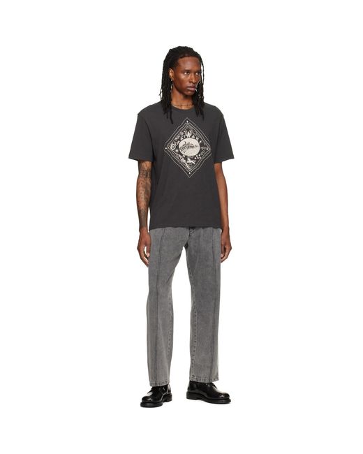 Isabel Marant Gray Kostinur Jeans for men