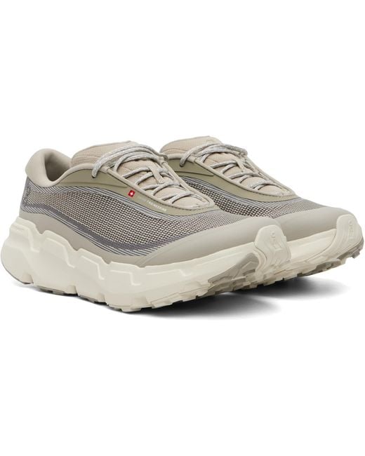 On Shoes Gray Cloudsoma Hike Sneakers for men