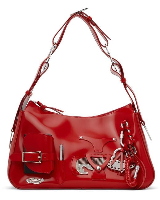 Chopova Lowena Red Sofia Bag