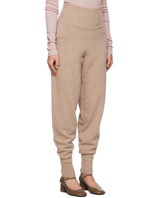 Lemaire Soft リブ ラウンジパンツ Natural