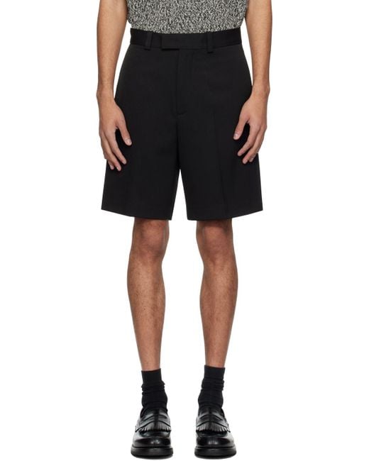 Rohe Black Tailo Shorts for men