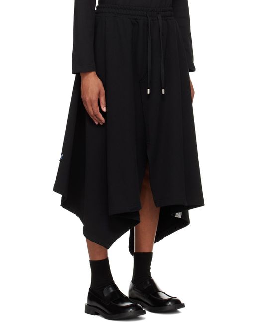 Adererror Black Levena Midi Skirt