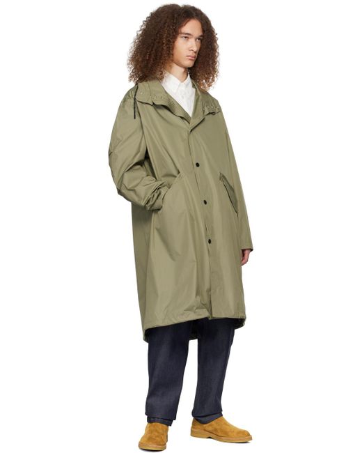 A.P.C. Multicolor . Khaki Antonny Trench Coat for men