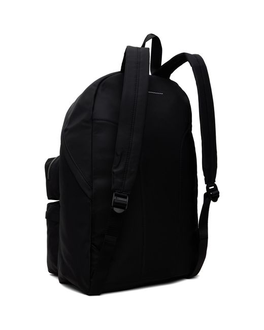 MM6 by Maison Margiela Black Numeric Backpack for men